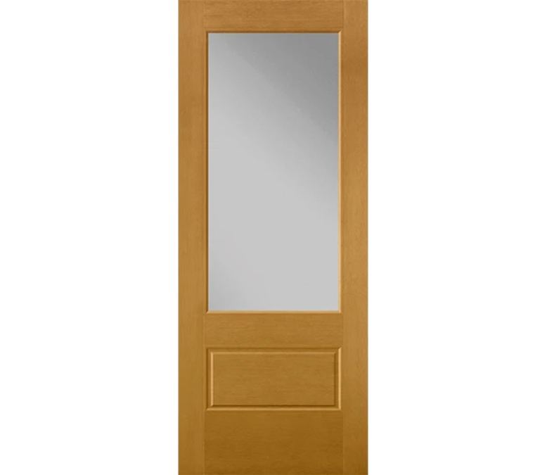 Destin 3 Quaters Light Fiberglass Entry Door