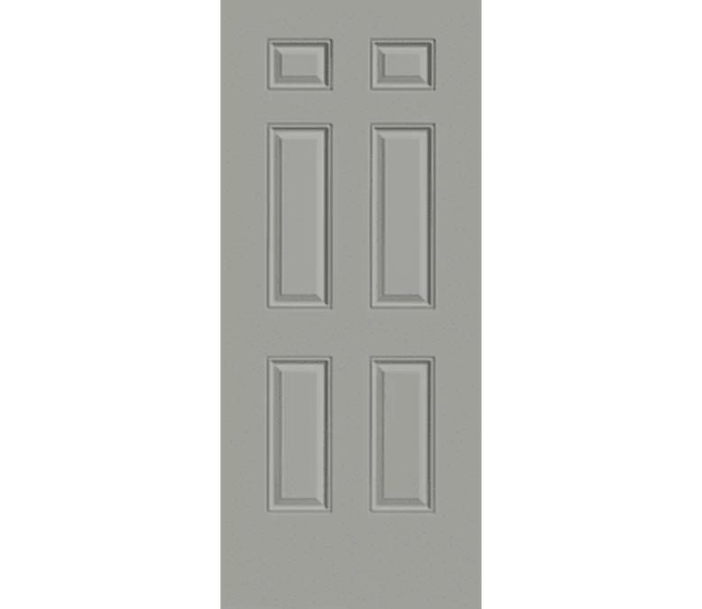 Destin 6 Panel Steel Entry Door