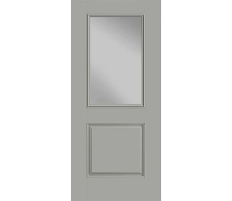 Destin Half Light 1 Panel Fiberglass Entry Door