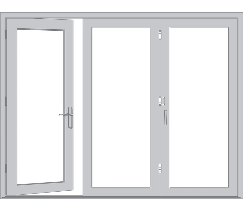 Destin Pella Architect Reserve Series Contemporary Bifold Patio Door