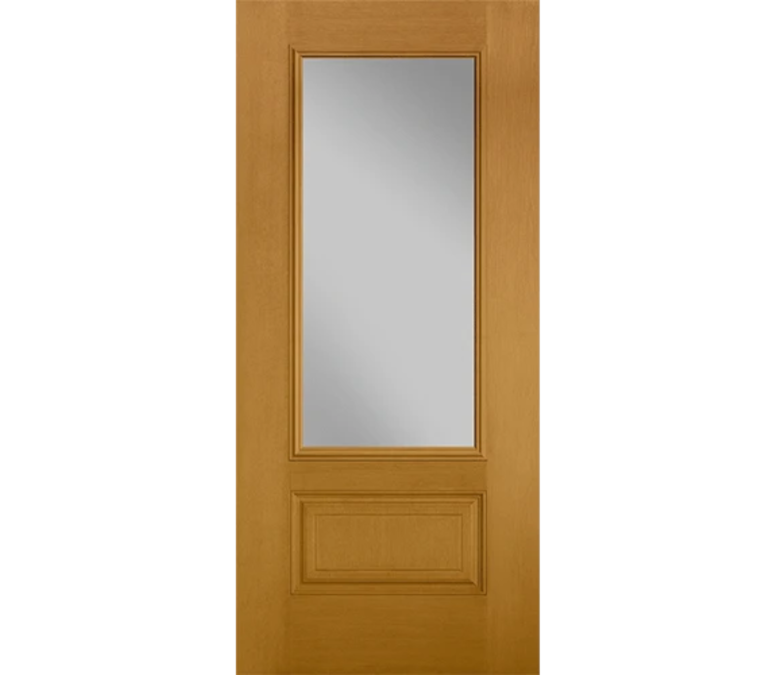 Destin Three Quaters light Fiberglass Entry Door